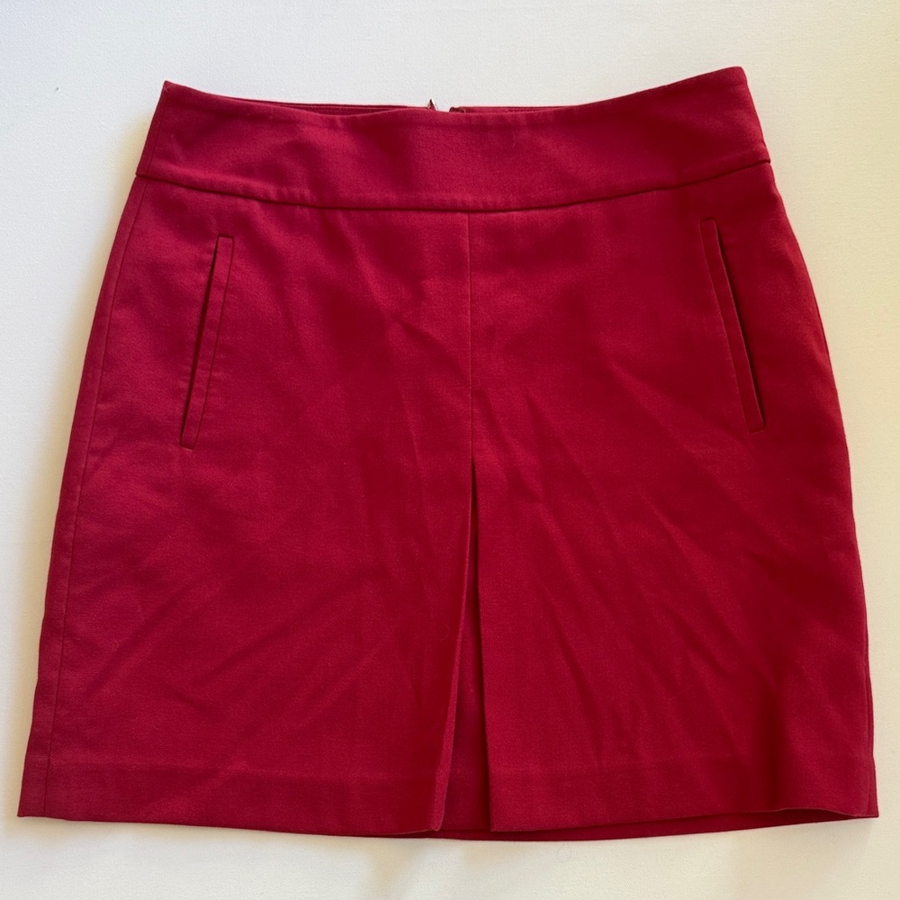 Ann Taylor red skirt